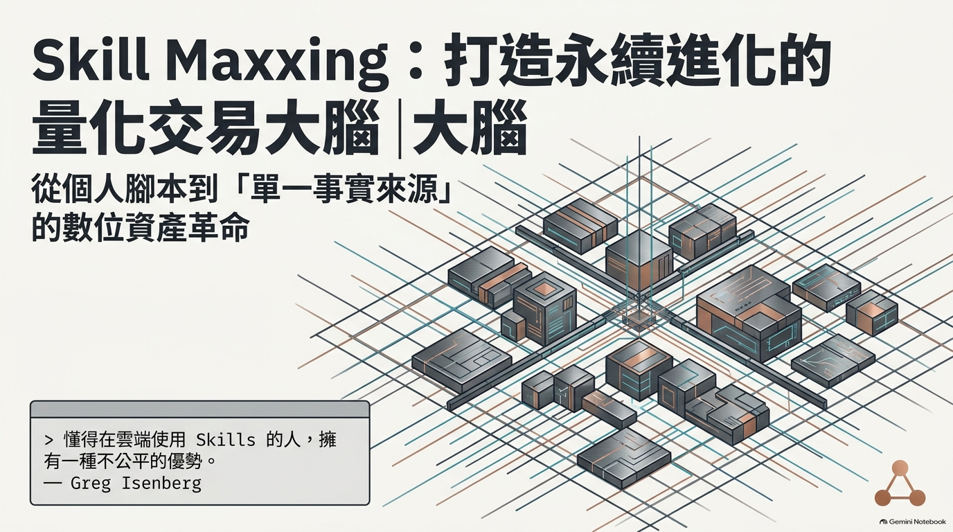 重新定義 AI 協作邏輯：笨代理與厚技能的天秤圖